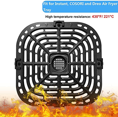 Image of 8PCS Air Fryer Rubber Feet for Instants Vortex Cosori Air Fryer Tray, Professional Air Fryer Rubber Bumper Replacement Parts, Rubber Tabs, Rubber Tips for Instants Air Fryers