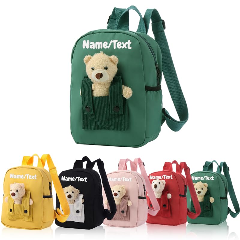 Genérico Mochilas Infantiles Personalizadas,Mochilas Infantiles Personalizadas con Nombres, Mochila Preescolar,Gife for Back School,Mochila Niña 2 3 4 5 6 Años,Color/Modelo Surtido