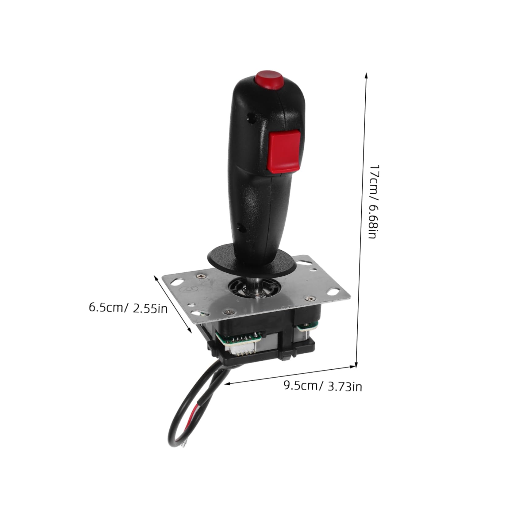 WEKAMOS Joystick de Vuelo para Simulación de Vuelo Control Preciso y Fácil Uso Plástico E Hierro y Gamers