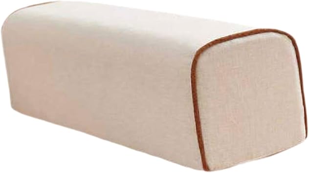Baoblaze Couch Arm Rest Pillow, Pillow,Ergonomic Lightweight Removable Armrest Cushion,High Density Foam for Bed Sitting up, Beige