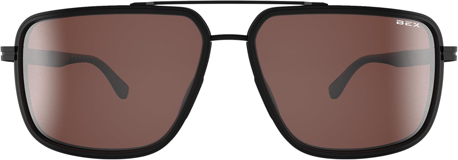 BEX DUSK Sunglasses - Unisex Rectangular Polarized Sunglasses - Titanium Frame - Outdoor Enthusiasts - Image 2