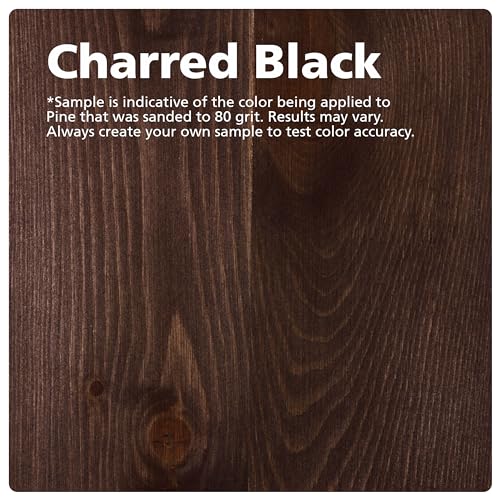 Rubio Monocoat DuroGrit Outdoor Holzöl, Beize & Versiegelung - Charred Black | 1 Schicht, UV-Schutz für Terrassen, Zäune & Möbel | 1L