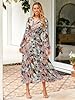 Simplee Women's Floral Boho Long Sleeve Maxi Dress... #3