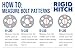 Rigid Hitch Incorporated Trailer Hub Kit (BT-100-F) 4 Bolt on 4 Inch Circle - Fits 1