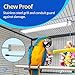 HappyBird Lighting Bird Cage Light with Chew Guard - Full Spectrum LED Pet Light - Simulates Natural Environment - Safe for Hookbill Birds – Easy to Install - (24