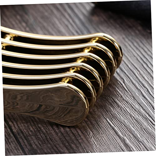 Image of Nail Art Pen Holder Stand for 5 Pens Compact Manicure Brush Organizer for Uv Gel Polish Tools Portable Nail Brush Rest to Prevent Mess on Desk 2 Pack