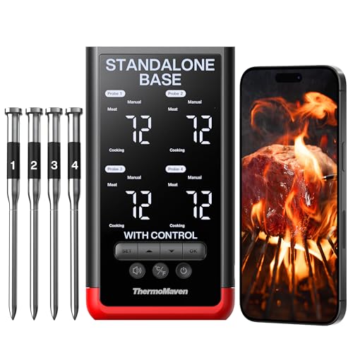 ThermoMaven Smart Bluetooth Wireless Meat Thermometer: Standalone Base
