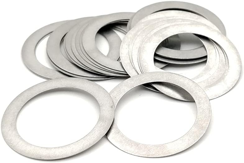 10pcs/Set Stainless Steel Flat Washer High Precision Adjusting Gasket Ultra Thin Shim M20/ M22/ M25/ M28/ M30 Thickness 0.1/0.2/0.3/0.5/ 1mm (Inner Diameter : 22x32x1 (10Pcs))