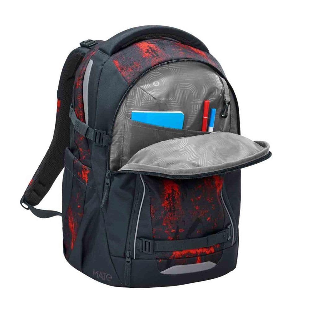 Coocazoo Mate Schulrucksack Set 2tlg. inkl Schlamperbox (Broken Black)