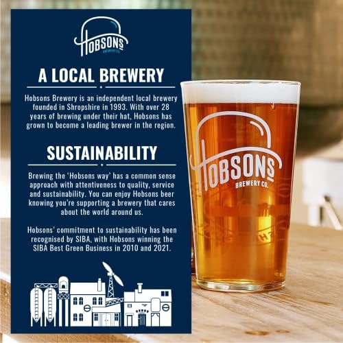 Hobsons Mixed Gift Set Case of Premium English Real Ale, Beer & Cider - 12 x 500ml Bottles - From a Craft UK Brewer