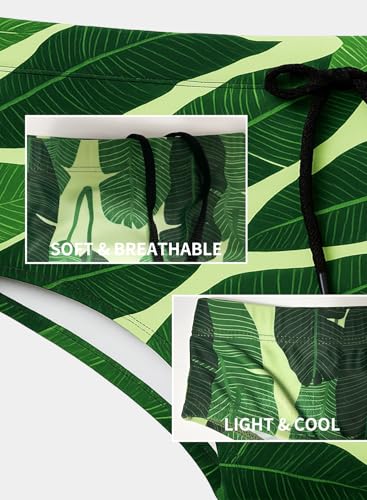 Mens Graphic Beach Swim Briefs Gay Low Rise Bikini Swimwear Swimsuit Sexy Funny Bikini4