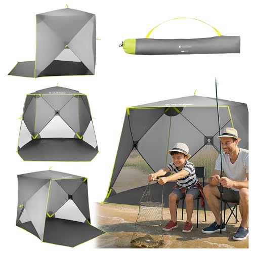 Outtec Angelzelt 210x210x160 cm Wasserdicht, Schnellaufbau...