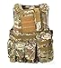 ATAIRSOFT CS Chaleco táctico Militar Molle Combat Assault Plate Carrier Chaleco táctico Ropa al Aire Libre Chaleco de Caza (MC)