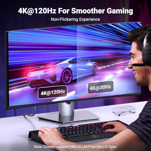 Image of UGREEN 8K@60Hz 4K@240Hz Active DisplayPort to HDMI Cable, 2M