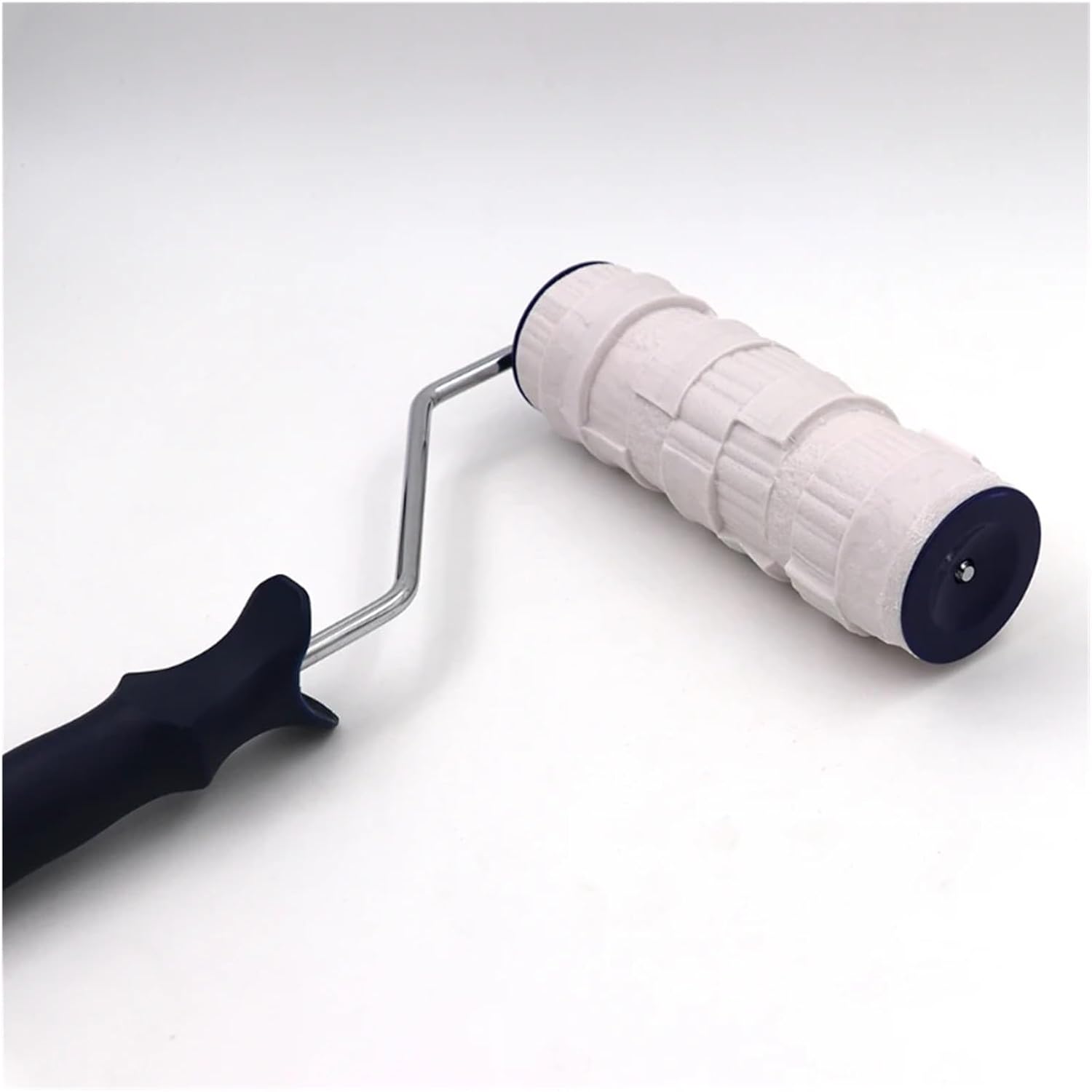 Compatible for Portable 8" DIY Patterned Paint Roller Decorative Rubber Household Wall Texture Art Brush