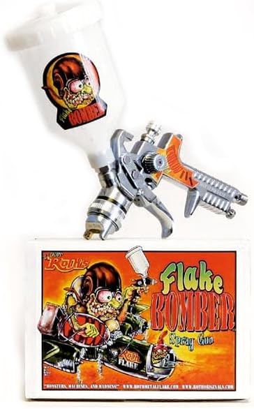2.5mm Tip Flake Bomber HVLP Spray Gun for Lil Daddy Roth Metal Flake