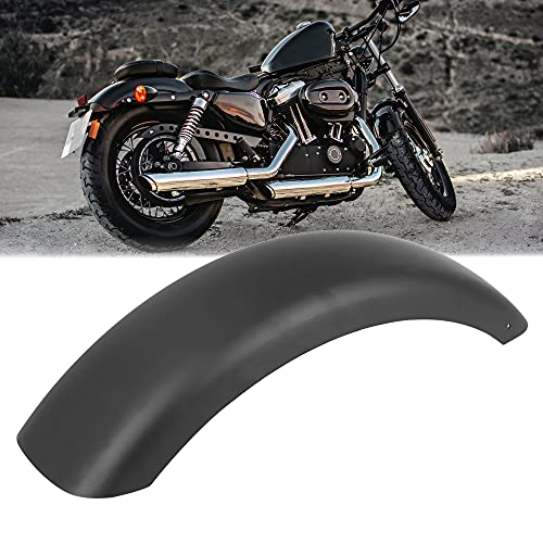 Image of F FIERCE CYCLE 6.1 Inches Custom Black Metal Motorcycle Guard Long Rear Fender for Harley 883