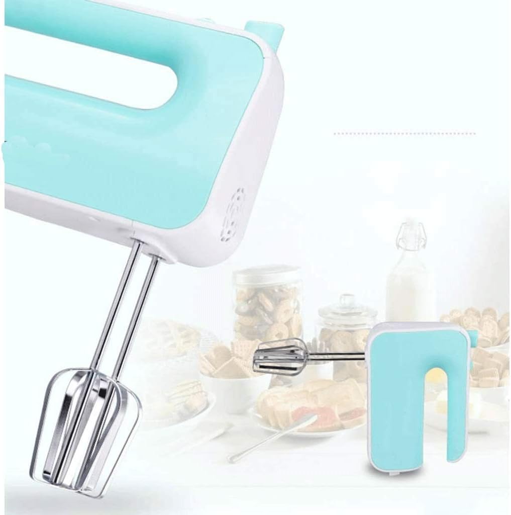 Blue Eggbeater, Double Lever Configuration, Five Speed Control, Large Power Generator, Easy to Use Mixer
