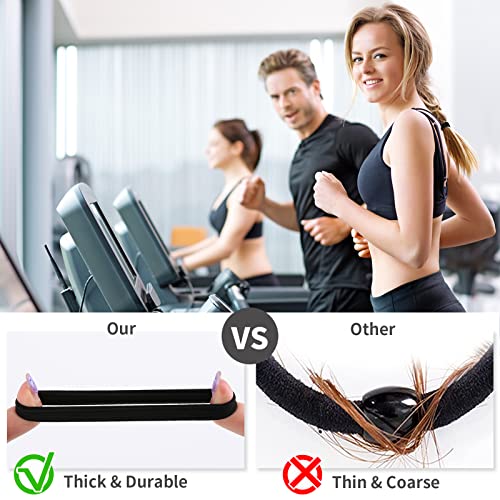 Bessrung 50 Pcs Hair Ties, Seamless Hair Ties, Large Elastic Hair Bands For Thick Thin Hair, Ponytail Holders For Women, No Damage Stretchy Hair Ties, Strong Hold Hair Scrunchiess For Girls, Soft Hair Rubber Bands For Birthday Gift, Hair Accessories For All Hairstyles, Black #TOP2