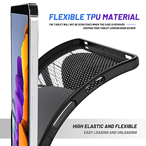 Galaxy Tab S8 (2022) Case, Galaxy Tab S7 (2020) Case, Thin And Soft Tablet Protective Cover For Samsung Galaxy Tab S8/S7 11 Inch, Black #TOP2
