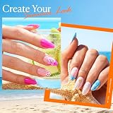 AZUREBEAUTY Zestaw lakierów do paznokci UV, 6 sztuk, lakier żelowy różowy 02