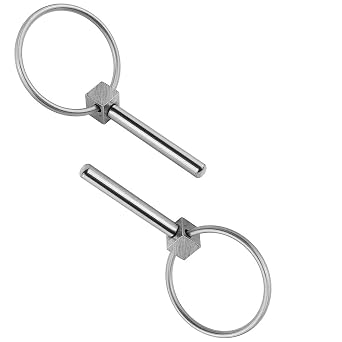 316 Stainless Steel 3/16" Lynch pins Linch Pin 4.5mm x 45mm with Ring