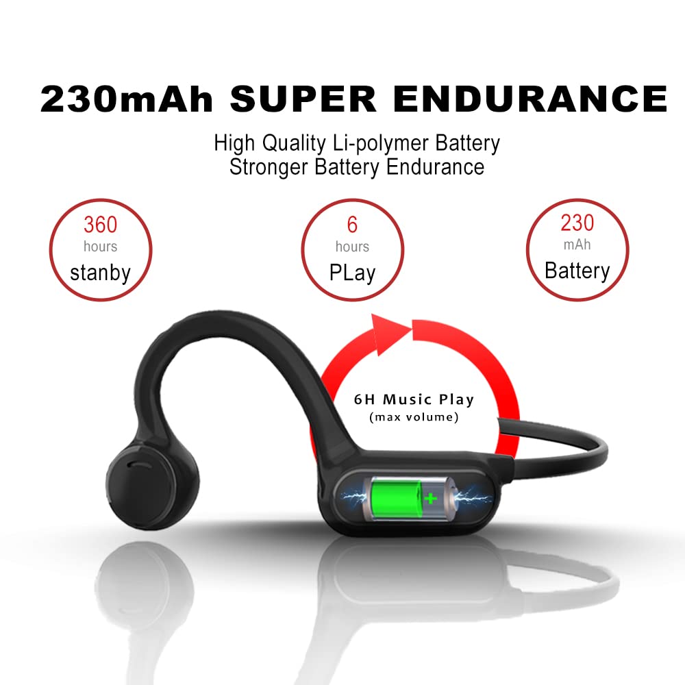 OpenRock Pro Open Ear Cuffie Bluetooth 5.2 Sport, Air Conduction senza fili Bluetooth con tempo di riproduzione 46 ore, bassi profondi, ENC Call Cancelling, impermeabile IPX5, per sport, corsa OpenRock Pro Open Ear Cuffie Bluetooth 5.2 Sport, Air Conduction senza fili Bluetooth con tempo di riproduzione 46 ore, bassi profondi, ENC Call Cancelling, impermeabile IPX5, per sport, corsa