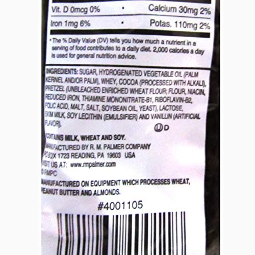 Palmer (1 bag) Easter Pretzel Eggs - Solid Milk Chocolate Flavor with Crunchy Pretzel Pieces - 4.5 oz / 128 g