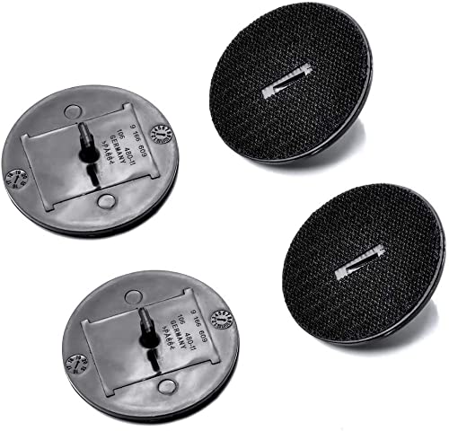 OTUAYAUTO 4PCS Floor Mat Fastener - Replacement for BMW Carmats Fixation Clips with T-Hook Anchor for Velour Carpet