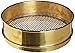 Advantech Brass Test Sieves, 8" Diameter, #4 Mesh, Half Height