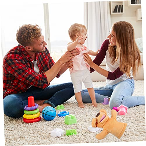 STAHAD Fantoche De Cachorro Brinquedos De Vaca Brinquedos Macios Brinquedo Fantoche De Mão Infantil