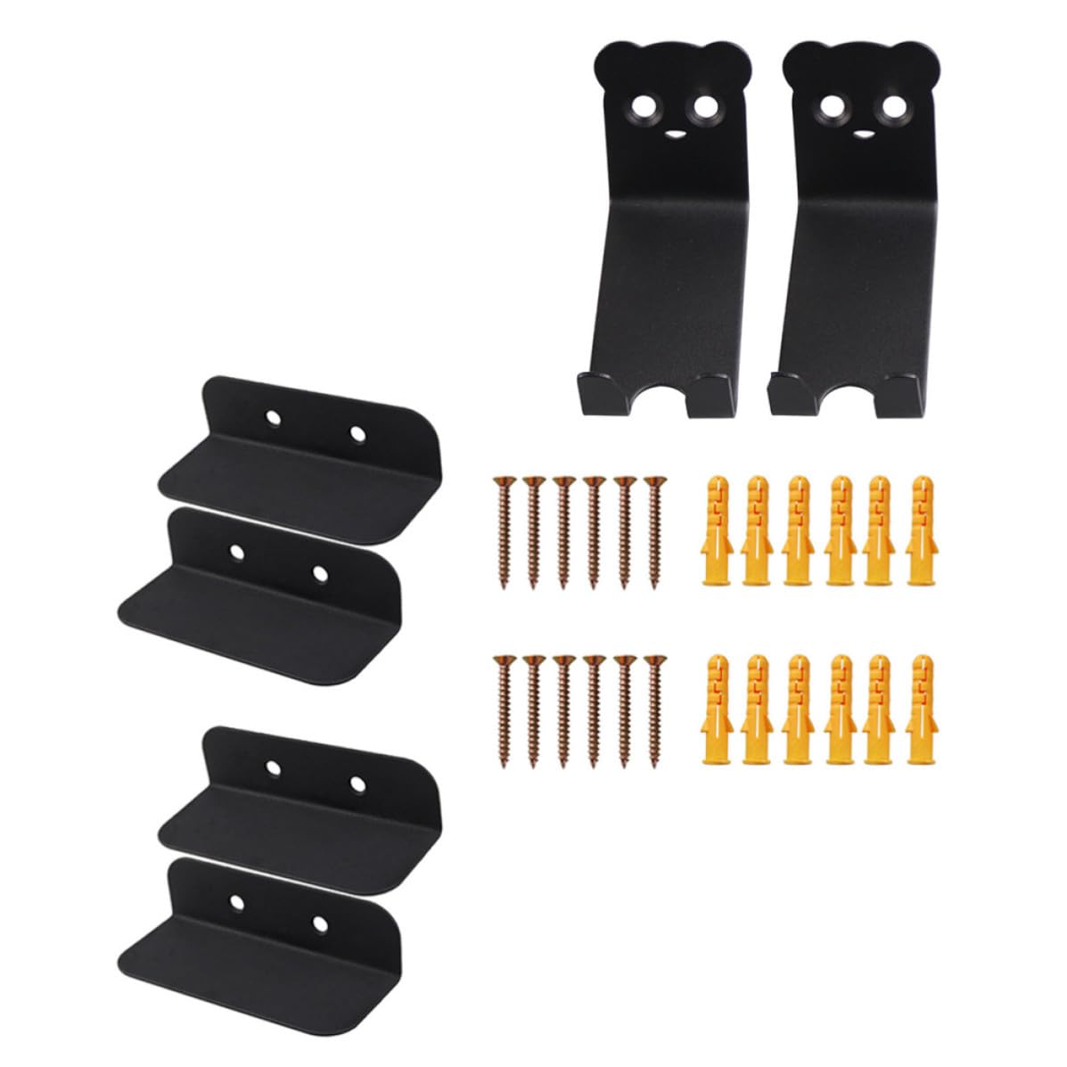 Gancio per Bici a Parete Struttura Triangolare, 2 Set