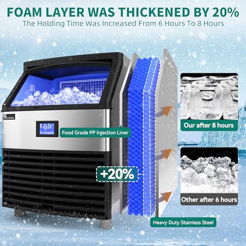 Yitahome MAYIH2ECOE Upgraded Commercial Ice Maker Machine 350Lbs/24H thumb #4