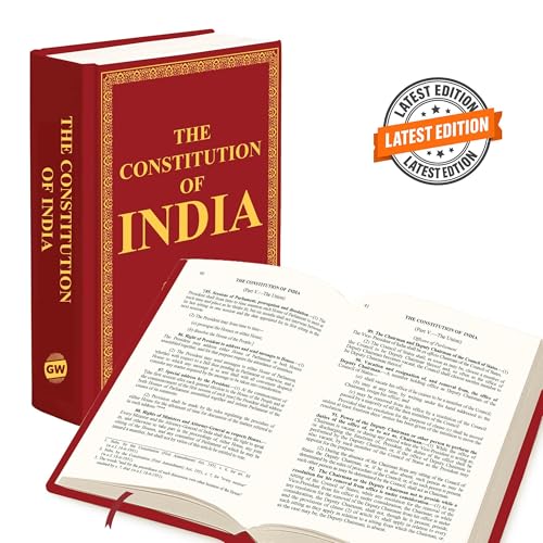 Image of The Constitution of India (Deluxe Hardbound Edition) - Law and Liberty Manual, Indian Polity Insight Book, Definitive Source for IAS & UPSC Prep