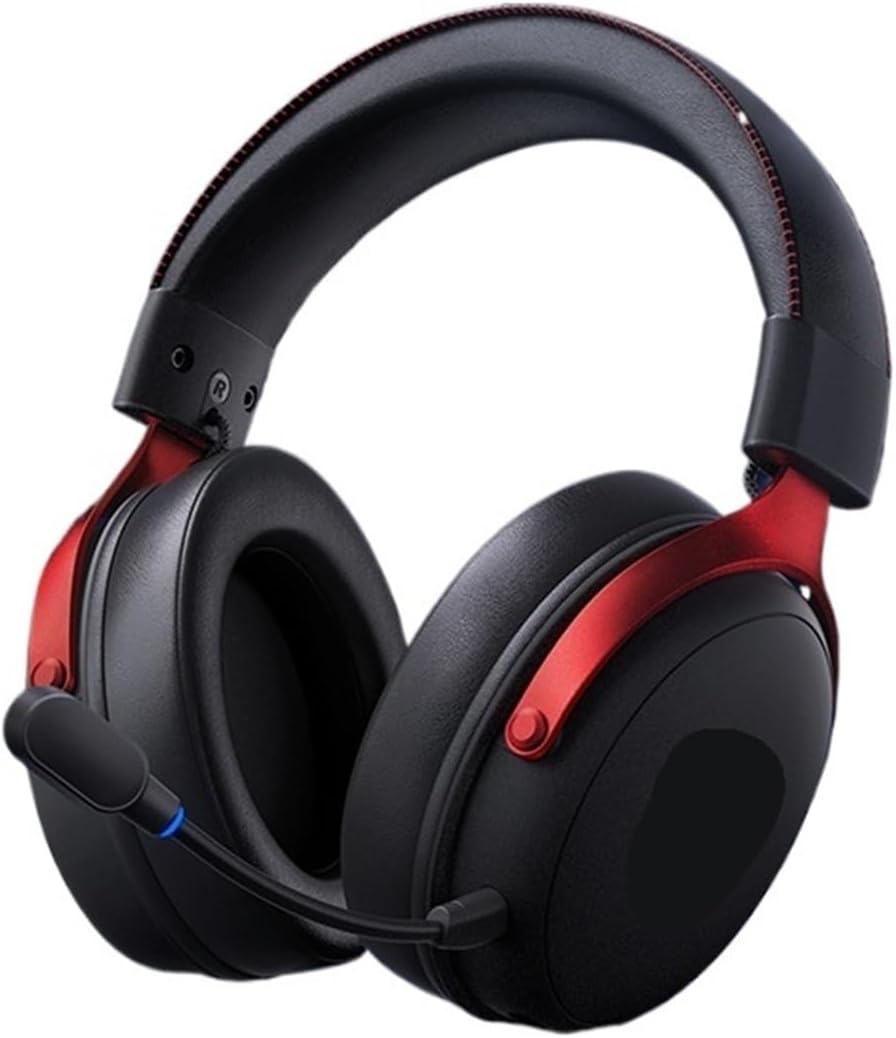 V9 Pro Gaming Headset, Over-Ear Quad-Mode Wireless Headphones for PC with Microphone(Purple)