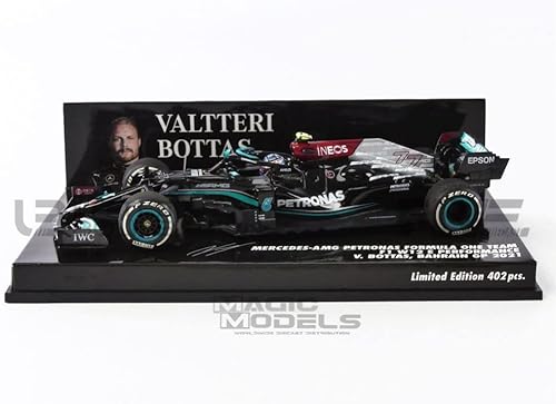 Miniatura 3 de Minichamps Mercedes AMG F1 W12 Valtteri Bottas 77 2021