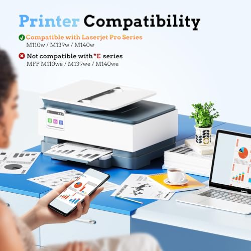 LxTek 142A Toner mit Chip W1420A W1420X Kompatibel Schwarz für HP 142A Toner 142X für HP LaserJet MFP M140w Toner für HP LaserJet M110w MFP M140w Laserdrucker WLAN (Schwarz)