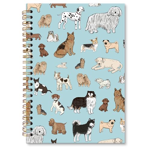 Carnet pour les amoureux des chiens qui élimine les pages volantes au bureau et à l'école
