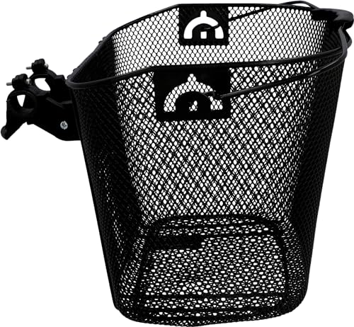 FISCHER Unisex Mit Schnellbefestigung Per Knopfdruck Lenker-korb, schwarz, Einheitsgröße
