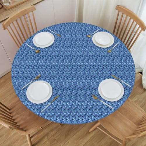 Nappe ronde imprimé baleine de qualité supérieure pour table