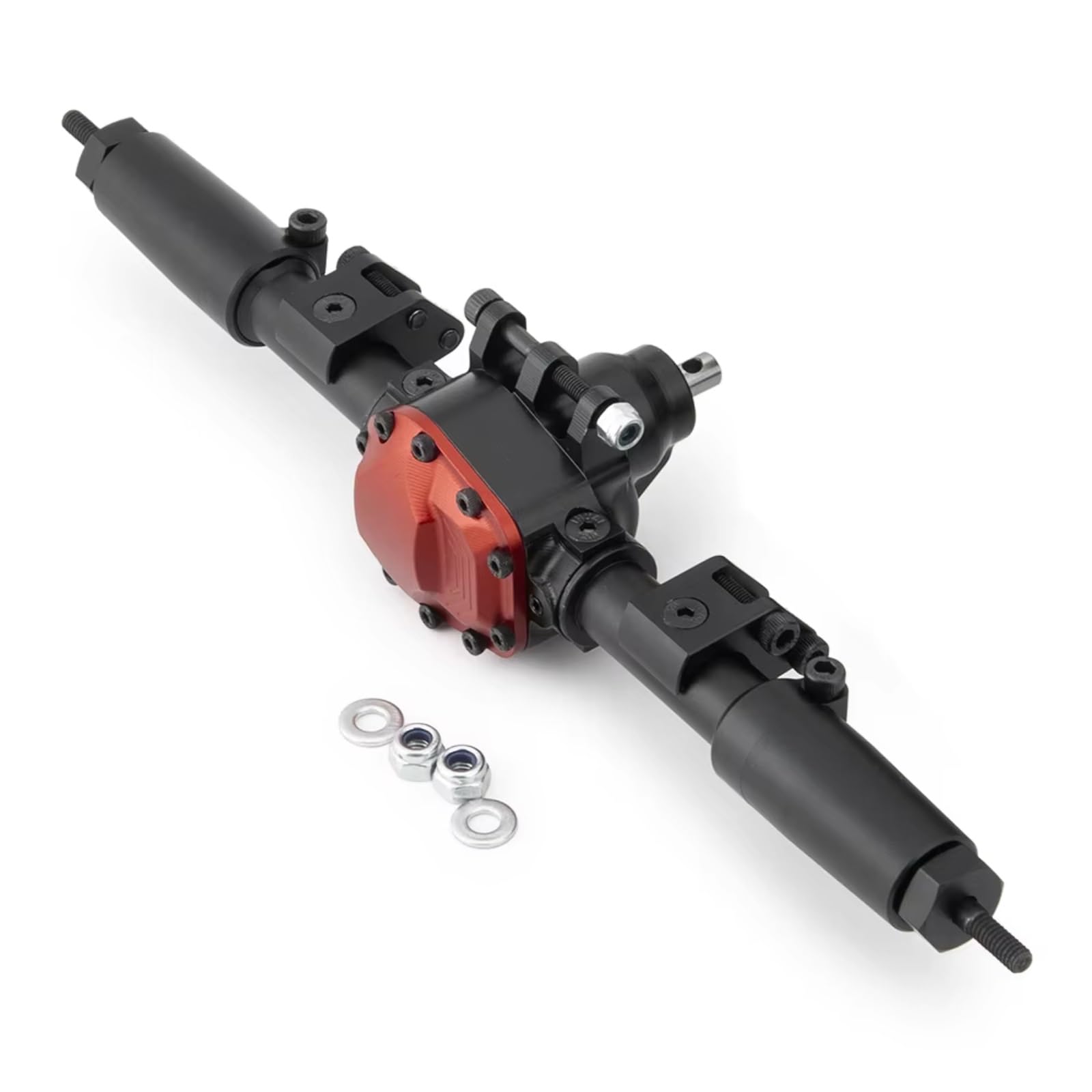 Kompatibel Mit Axial Für SCX10 II 90046 1/10 RC Crawler Auto Upgrade Teile Zubehör CNC Metall Vorne Hinten Gerade Komplette Achse Teile