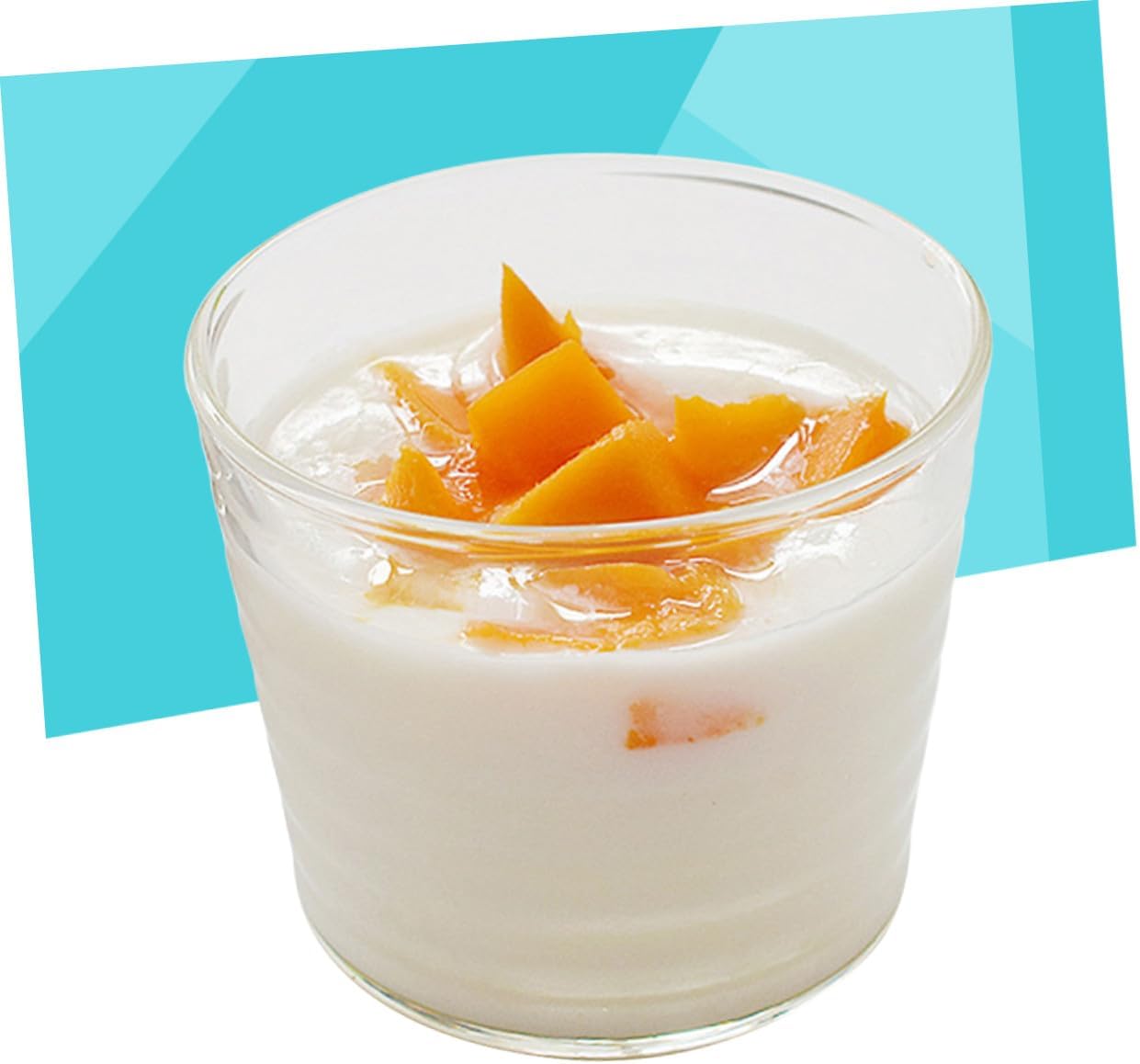 Creative Heat Resistant Glass Yogurt Cup 180ml for Kitchen Use