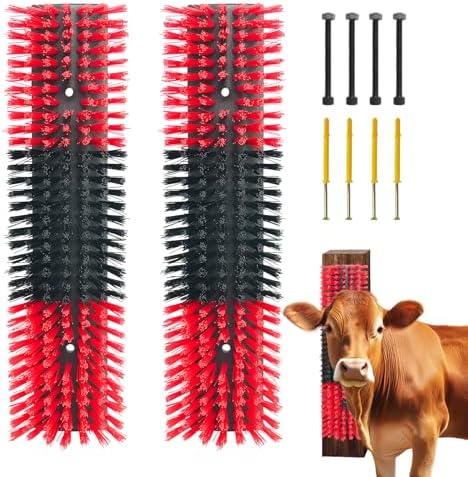 Amazon.com: Livestock Scratch Brush With 8 Screws,Animal Back ...
