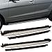 Running Board Compatible with 2007-2012 Mercedes Benz X164 GL-Class, Factory Style Aluminum Black & Silver Side Step Bars Extensions by IKON MOTORSPORTS, 2008 2009 2010 2011