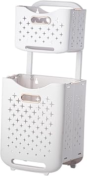 Bop It Toy Laundry Basket with Wheels Collapsible Basket Potato Container Laundry Hamper Bathroom Storage Shelf Laundry Hamper on Wheels Storage Bins Collapsable Laundry Basket Toy/780