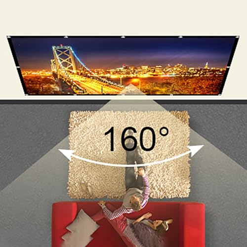Pantalla de proyección 150 pulgadas 4:3 plegable miniatura 5