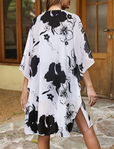 Image of Swimsuit Coverups for Women Sarong Beach Bikini Wrap Sheer Short Skirt Chiffon Scarf for Swimwear