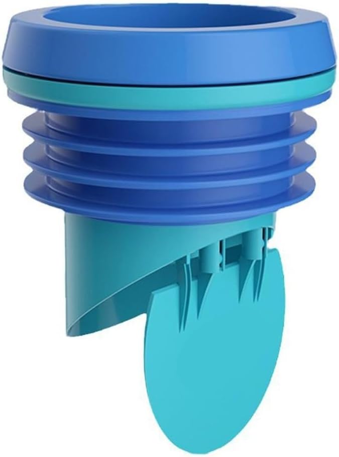 IFealClear Toilet Flush Valve Seal 2-Pack - Blue Rubber Ring Replacement For American Standard Champion 4 & Eljer Titan 4