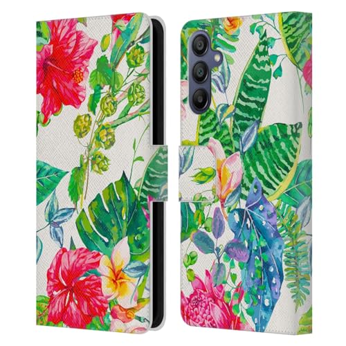 Carcasa Samsung Galaxy A15 Haroulita funda cuero libro rojo