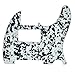 KAISH 8 Hole Tele Guitar Humbucker Pick Guard TL Pickguard for Telecaster/Tele Made in USA/Mexico Black/White Agate